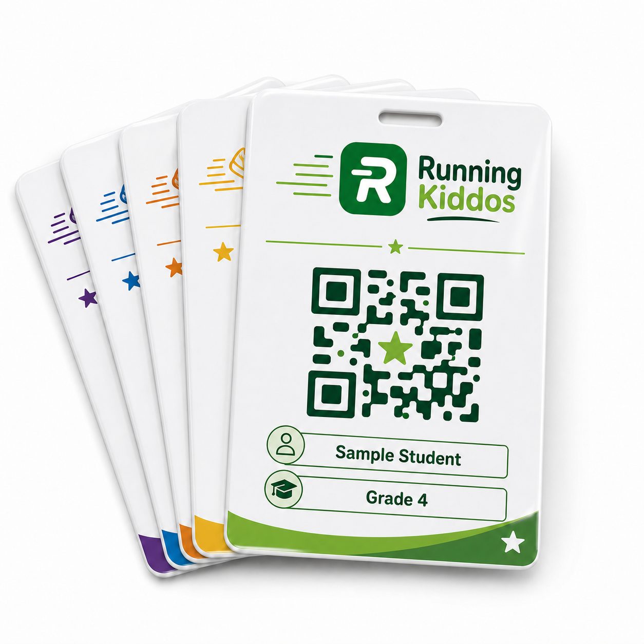 Custom printed PVC QR cards